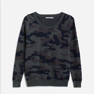 Wynona Scoop Neck Cotton Blend Pullover